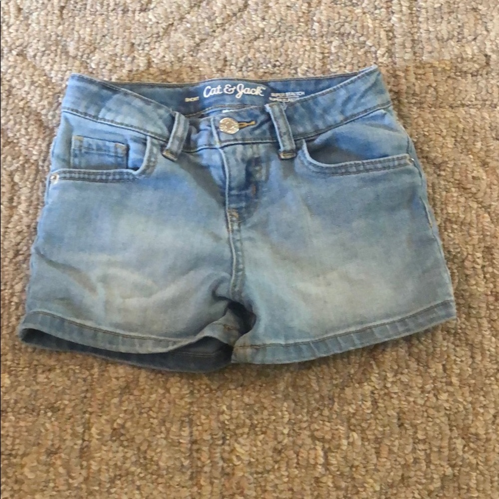 Denim shorts